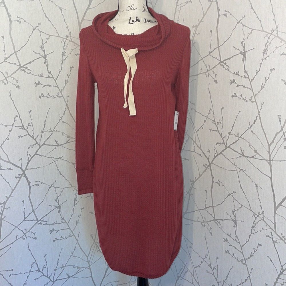 NWT Susina Cowl Neck Long Sleeve Dress, Size XS